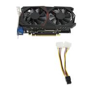 Tarjeta gráfica 2GB 128bit GDDR5 Potentes capacidades de procesamiento de imágenes Accesorios para computadora de escritorio con ventilador de refrigeración para juegos multimedia