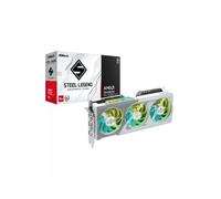 Tarjeta grafica asrock rx 9060xt steel legend rgb 16gb gddr6 - 2x dp - 1x hdmi pci express 5.0 (90-GA5JZZ-00UANF)