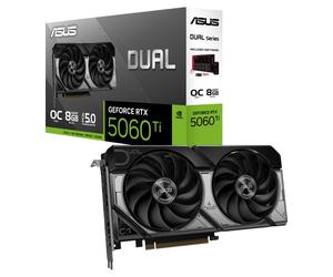 Tarjeta Gráfica Asus Dual GeForce RTX 5060 Ti OC/ 8GB GDDR7