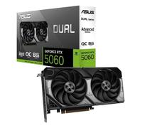 Tarjeta Gráfica ASUS GeForce RTX 5060 Dual OC 8GB GDDR7 Reflex 2 RTX AI DLSS4.5