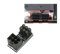 Tarjeta gráfica Conector de alimentación de dirección 6PIN 8PIN Conector de alimentación Girar 180 ° de dirección 3m Adhesivo ignífugo