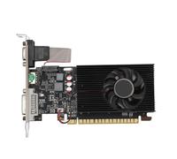 Tarjeta gráfica de ranura única 2GB GDDR3 PCIE perfil bajo 64 bits GT730 con ventilador VGA HDMI DVI para actualización de computadoras de escritorio antiguas