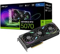 PNY Tarjeta Gráfica GeForce RTX™ 5070 12GB ARGB OC DLSS 4 Triple Ventilador
