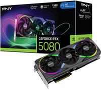 Tarjeta gráfica GeForce RTX 5080 Gaming RGB con triple ventilador y 16 GB GDDR7 DLSS4 - PNY