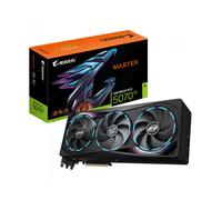 GIGABYTE AORUS GeForce RTX 5070 Ti MASTER 16G Tarjeta Gráfica - 16GB GDDR7, 256 bits, PCI-E 5.0, 2670 MHz Core Clock, 3 x DP 2.1a, 1 x HDMI 2.1b, NVIDIA DLSS 4, GV-N507TAORUS M-16GD