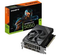 GIGABYTE GeForce RTX 5050 D6 8G Tarjeta Gráfica - 8GB GDDR6, 128bit, PCI-E 5.0, 2572MHz Frecuencia del núcleo, 2 x DP, 2 x HDMI, NVIDIA DLSS 4, GV-N5050D6-8GD