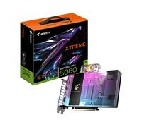 GIGABYTE AORUS GeForce RTX 5080 Xtreme WATERFORCE WB 16G Tarjeta Gráfica - 16GB GDDR7, 256 bits, PCI-E 5.0, 2805MHz Core Clock, 3 x DP 2.1a, 1 x HDMI 2.1b, NVIDIA DLSS 4, GV-N5080AORUSX WB-16GD