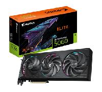 Gigabyte AORUS GeForce RTX 5060 Elite 8G Tarjeta Gráfica - 8GB GDDR7, 128bit, PCI-E 5.0, 2722 MHz Frecuencia del núcleo, 3 x DisplayPort, 1 x HDMI, GV-N5060AORUS E-8GD