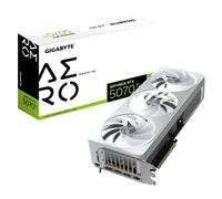 GIGABYTE GeForce RTX 5070 Ti AERO OC 16G Tarjeta Gráfica - 16GB GDDR7, 256 bits, PCI-E 5.0, 2588 MHz Core Clock, 3 x DP 2.1a, 1 x HDMI 2.1b, NVIDIA DLSS 4, GV-N507TAERO OC-16GD