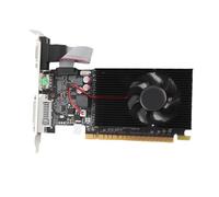 Tarjeta Gráfica GT 210 1GB 64Bit DDR3, para DirectX 10.1, Ranura PCI Express 2.0 16X, Interfaz Multimedia HD, DVI, VGA, Tarjeta de Video para Computadora para Office Home