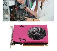 Tarjeta Gráfica GT730, Resolución HDR 4K Tarjeta Gráfica DDR3 de 4 GB de 128 bits, Control Activo del Ventilador 993/1600 MHz Tarjeta de Video para Juegos de Escritorio para Win