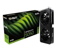Tarjeta Gráfica Palit GeForce RTX 5050 Dual 8GB GDDR6 Reflex 2 RTX AI DLSS4