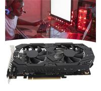 Tarjeta Gráfica para Juegos GTX1060 5G GDDR5192Bit, Tarjeta Gráfica de Memoria de Video para PC de Escritorio con Ventiladores de Enfriamiento Duales y un Tubo de Calor para
