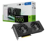 PNY Tarjeta Gráfica GeForce RTX™ 5070 12GB Slim OC Doble Ventilador, 2-Slot
