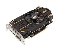 Tarjeta Gráfica RX550 4G 128 BIt GDDR55, Compatible con HDMI/DP/DVI, 1071 MHz 6000 MHz, Ventilador de Refrigeración Integrado, Tarjeta Gráfica para Juegos de Computadora, Adecuada para Panradium RX550