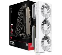 Tarjeta Gráfica XFX Radeon RX 9070 GRE 12GB GDDR6 PCIe 5.0 White Tri-Force