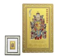 Tarjeta gruesa china, tarjeta gruesa de la suerte 2026 para protección, tarjeta de cobre, decoración de Año Nuevo, protección de buena suerte y fortuna para familiares y amigos