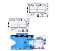 Tarjeta guía de referencia de electrocardiograma clínico para lectura eficiente de datos cardíacos, interpretación del entorno educativo, evaluación de la salud cardíaca