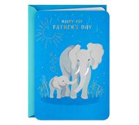 Tarjeta Hallmark del primer D a del Padre (Elefantes) para hijo, amigo, compa ero de trabajo o familiar