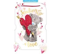 Tarjeta holográfica 3D para el día de San Valentín
