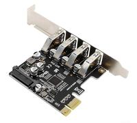 Tarjeta Hub PCI Express USB 3.0 4 Puertos Interno | Cuatro puertos USB 3.0, diseño de hub interno, amplía la conectividad, actualización de PC de escritorio