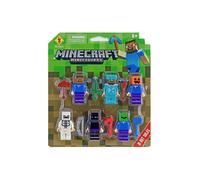 (Tarjeta humana) Figuras de acción de Minecraft para ensamblar, decoración del hogar