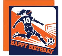 Tarjeta inspiradora de 10º cumpleaños, puntuación grande en tu 10º