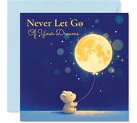 Tarjeta inspiradora de buena suerte, Reach for the Stars