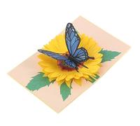 Tarjeta InvitacióN Pop Up 3D Tarjetas de felicitación flores emergentes 3D, tarjetas boda, agradecimiento cumpleaños, hechas a mano