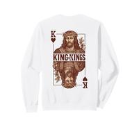 Tarjeta Jesús Rey de Reyes - Rey de Corazones Sudadera