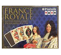 Tarjeta Juegos, romme, France Royal de Piatnik
