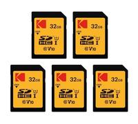 KODAK - Juego de 5 Tarjetas de Memoria SDHC (32 GB, Ultra Alta)