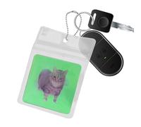 Tarjeta lenticular 3D, juguete lenticular de la tarjeta 3D,Tarjeta de gato lenticular de la decoración del colgante de llaves fidget - Gadget relajante relajante abstracto divertido portátil para, adu