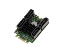 Tarjeta M.2 (M2 Ngff ) Pcie M O B+M Key 4 Puerto SATA 6G Raid 0 1 10 Marvel
