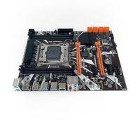 Tarjeta madre de escritorio X99 LGA 2011-3 para procesadores Intel Xeon E5 V3/V4, Core i7 (ATX, DDR4 MAX 128GB, PCIe 3.0, NVME/NGFF M.2, Gigabit LAN) 8SATA2.0/2*Tarjeta de enrutamiento suave PCI-E 16X