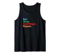 Tarjeta mágica para Dormir para Magos y Amantes de Las Cartas Camiseta sin Mangas