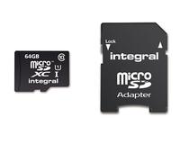 Integral INTF1064GB - Tarjeta de Memoria Micro SDXC de 64 GB (Clase 10)