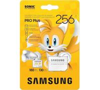 Tarjeta memoria micro sd samsung 256gb sonic pro plus clase 10 u3 v30 a2 + adaptador sd (MB-MD256SA/LC1)