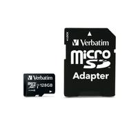 Tarjeta memoria micro sd verbatim 128gb c10 + adaptador