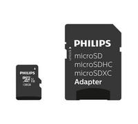 Tarjeta memoria micro sdxc philips 128gb clase 10 + adaptador sd