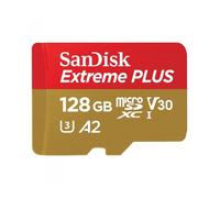 Tarjeta memoria micro secure digital 128gb sandisk extreme plus clase 10 uhs - i u3 + adaptador