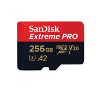 Tarjeta memoria micro secure digital 256gb sandisk extreme pro clase 10 uhs - i u3 + adaptador