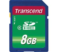 Tarjeta memoria secure digital sd hc 8gb transcend 4mb/s