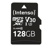 Tarjeta Micro SD Intenso 128GB Profesional UHS-I CL10 + Adaptador SD