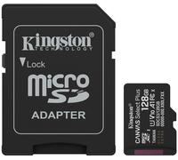 Kingston Canvas Select Plus Tarjeta de Memoria microSD 128GB microSDXC Gen3 150MB/s A1 Incluye Adaptador de SD - SDCS3/128GB