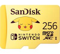 Tarjeta micro SDXC - SanDisk Licencia Nintendo, Pokemon Pikachu, 256