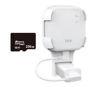 Tarjeta MicroSD de 256 GB y soporte de pared para módulo de sincronización Blink XR con cable corto, ordena, ahorra espacio y mejora la seguridad sin esfuerzo (paquete de 1)