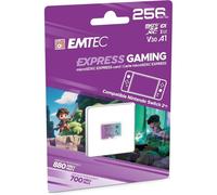 Tarjeta microSD Emtec mSD 256GB UHS-I U3 V30 A1 Express Gaming Nintendo Switch