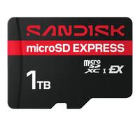 Tarjeta microSD Express de 1 TB SANDISK - Funciona con Nintendo Switch 2, hasta 880 MB/s de Lectura, hasta 800 MB/s de Escritura, 745 MB/s de Escritura Duradera, U3, C10 - SDSQXF8-1T00-GNCNN