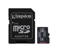 Tarjeta microSD Industrial Kingston 32GB UHS-I U3 V30 A1 pSLC -40°C/+85°C Adaptador SD